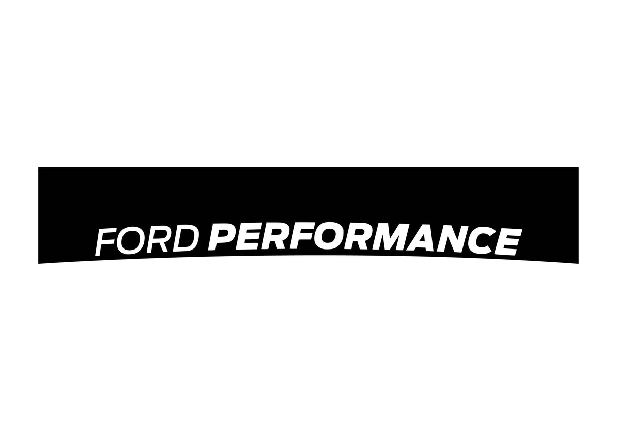 Ford Performance Scheibenbanner Universal 1x 135cm "gebogen"