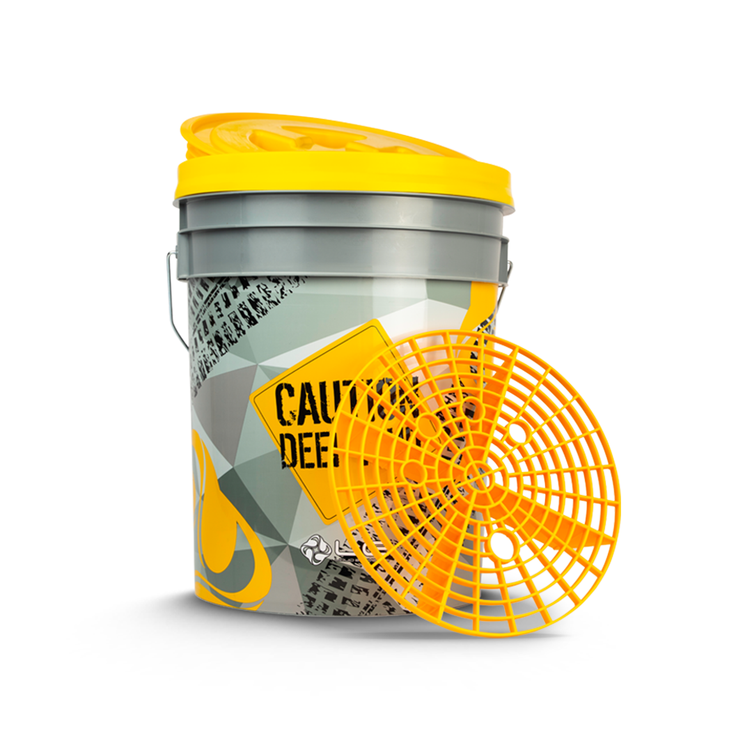 LIQUID ELEMENTS - WASCHEIMER | 22 LITER | INKL. SCHMUTZSIEB & DECKEL "DEEPMUD"