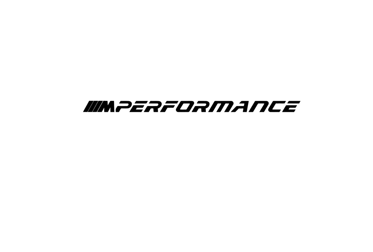M Performance Schriftzug